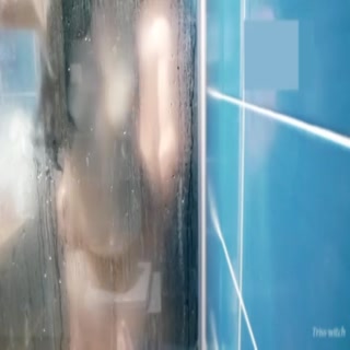 Busty young british hottie rims guy hard in the shower.